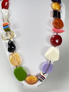 Collier de perles en résine personnalisé fait à la main pour femmes dames filles mode chaînes de perles bijoux artisanat JAVED fabriqué en Inde - Product Image 2