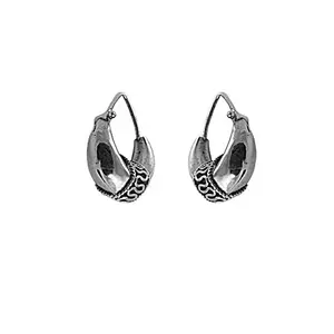 925 <b>Silver</b> Oval <b>Hoop</b> <b>Earrings</b> Classic Gold Plated Dainty Jewelry for Women for Wedding Party or Gift - Product Image 3
