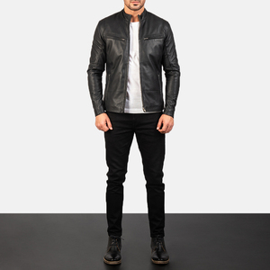 Wholesale Custom <b>Men's</b> Leather <b>Jackets</b> Breathable Plus Sized with Unique Logo <b>Canvas</b> Fabric Best Price Winter <b>jacket</b> <b>for</b> <b>men</b> - Product Image 2