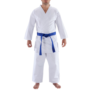 100% coton fait col en v vêtements de sport Judo karaté uniformes costume coupe régulière à manches longues 2 pièces Jiu Jitsu uniforme unisexe - Product Image 1