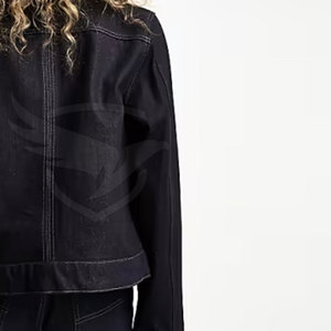 Chaqueta vaquera unisex de diseño único más vendida en precio al por mayor Chaqueta vaquera unisex de ropa de calle de alta calidad - Product Image 5