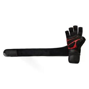Gants de musculation unisexes de qualité supérieure avec support de poignet, demi-doigts, antidérapants, sangle de poignet réglable, gants de sport pour la salle de sport - Product Image 2