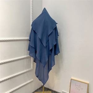 2023 femmes élégantes XXL islamique Khimar Hijab écharpe pour Jilbab Abaya traditionnel musulman vêtements accessoires pour les prières de mariage - Product Image 4