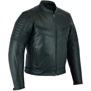 Chaqueta de Motocicleta de Cuero Unisex OEM, Resistente al Viento, con Logotipo y Diseño Personalizados, Fabricante Mayorista 2026 - Product Image 3