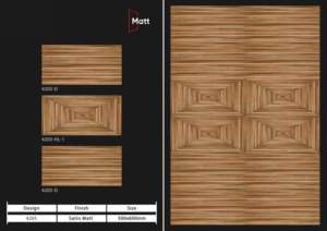 Carreaux muraux en céramique de qualité export 300x600mm pour salle de bain et cuisine, finition brillante, mate, effet sucre, design mural intérieur luxueux - Product Image 3