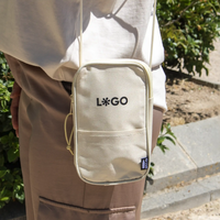 Bolso Bandolera Personalizado Unisex para Teléfono con Material RPET - Regalo Corporativo Perfecto, Elegante Bolso Mensajero de España