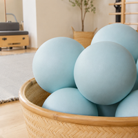 Ballon de yoga mini personnalisé de 9 pouces, écologique, anti-éclatement, en PVC robuste, pour le fitness, l'entraînement du tronc et la stabilité
