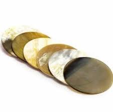 Posavasos Royal Horn, juegos de 6 uds., posavasos de té de cuerno sólido, almohadilla aislante, personalización disponible con posavasos antideslizante, manteles individuales - Product Image 6