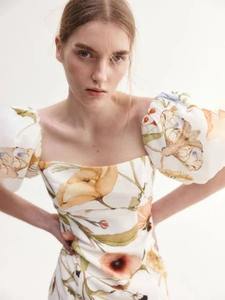 Vestido elegante de algodón hecho a mano indio para mujer, vestido de fiesta a la moda, vestido de novia para verano, regalo personalizado, vestido personalizado a la venta - Product Image 2