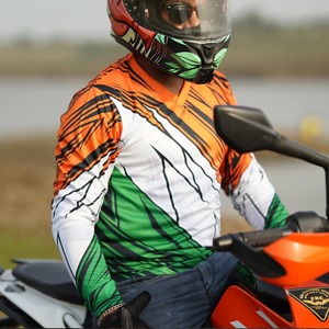 เสื้อแข่งโพลีเอสเตอร์แขนยาวกันลมระบายอากาศพิมพ์ลายรถจักรยานยนต์โมโตครอสสินค้าใหม่100% ออกแบบได้ตามต้องการ - Product Image 6