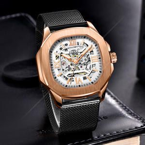 OEM Fabricante Clásico de Moda Logotipo Personalizado de Lujo Movimiento de Esqueleto Automático Mecánico <span class=keywords><strong>Relojes</strong></span> de Alta Calidad para Hombres - Product Image 3