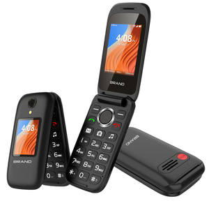 Téléphone <span class=keywords><strong>portable</strong></span> à clapet 4G pas cher avec gros boutons pour personnes âgées, 2,4 pouces + 1,77 pouces, avec fonction SOS - Product Image 2