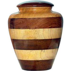 Urnas de cremación de madera Urna de caja de madera de lujo para cenizas humanas Urna de cremación funeraria con diseño tallado a mano a precio barato - Product Image 2