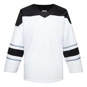 Maillot de hockey sur glace en gros, polyester de haute qualité, manches longues, sur mesure, sublimation, maillot de hockey en coton, maillot d'équipe - Product Image 2