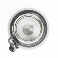 Termo Deportivo de Acero Inoxidable de Grado Alimenticio de 650 ml, Botella de Agua para Viajes al Aire Libre con Cuerda de Agarre