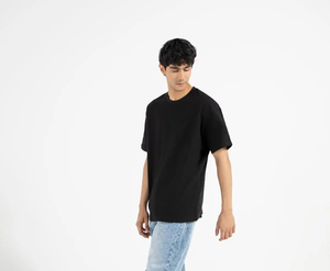 Moda Drop Shoulders Personaliza tus camisetas Venta al por mayor Camiseta de impresión Logo Camisetas de hombre Calidad casual Camiseta de gran tamaño Hombres - Product Image 4