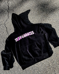 Haute qualité 100% coton pull à capuche imprimé personnalisé polaire surdimensionné avec goutte épaule épais tissu lourd pour l'hiver - Product Image 1