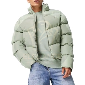 Premium Quality Newest Hot Selling Custom Men Winter Thick Canvas Waterproof Eco-Friendly Hooded <b>Puffer</b> <b>Jacket</b> Bulk Customizable - Product Image 1