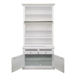 Tủ sách với thang gỗ rắn thư viện Tủ Sách gõ xuống tủ trưng bày làm cho đồ nội thất văn phòng nhà tối giản hiện đại - Product Image 6