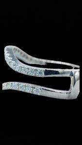 เครื่องประดับ harnidh starsgem เครื่องประดับที่ดีที่กำหนดเอง14K ทอง GRA VVS แหวนแต่งงานเพชรแหวนหมั้นผู้หญิงแหวนเพชรโมอิสสำหรับผู้หญิง - Product Image 4