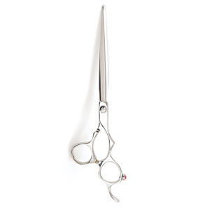 กรรไกรตัดขนสัตว์เลี้ยงแบบมืออาชีพพร้อมที่วางนิ้วมือ - Product Image 6