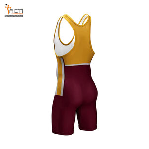 Wrestler Singlet Pour Jeunes Hommes Conception Personnalisée Jambes Antidérapantes Ajustement Lisse Parfait Pour Toutes Les Saisons - Product Image 4