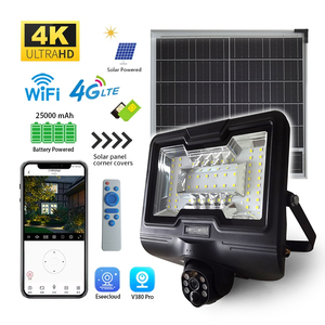 Ngoài trời đèn pha <span class=keywords><strong>IP65</strong></span> 6000K 600W <span class=keywords><strong>LED</strong></span> Flood Light sạc năng lượng mặt trời lũ máy ảnh đèn - Product Image 1