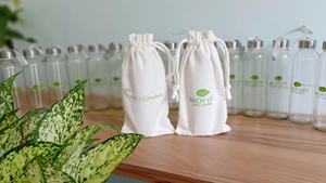 Sacs à provisions pratiques en coton à cordon pour un emballage facile - Product Image 4