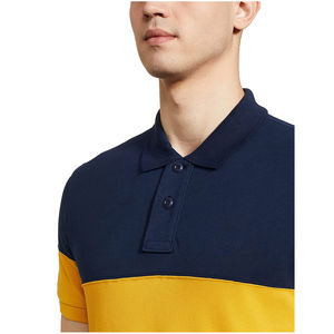 Polo informal de algodón piqué de alta calidad con botón de llamada hacia abajo y logotipo personalizado para hombre, camiseta Polo de hombre de diseño OEM, ropa informal, camiseta Polo para hombre - Product Image 3