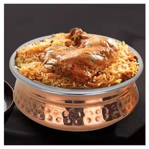 Pots de service en cuivre avec logo personnalisable avec couvercle et poignées Qualité parfaite incroyable à prix raisonnable le moins cher - Product Image 5