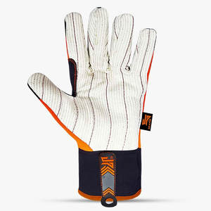 Guantes DE SEGURIDAD originales de algodón Skatiq de la vieja escuela, producto impactado, Hi Viz, de la vieja escuela, para la palma de la mano - Product Image 3