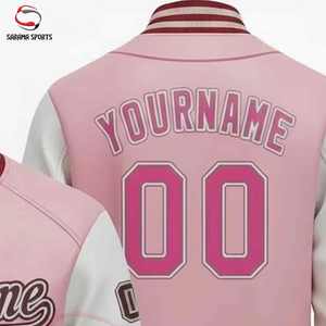 Chaqueta Varsity de Béisbol para Hombre de Alta Calidad, Fabricada por Profesionales, con Bordado Personalizado y Mangas de Cuero - Product Image 5