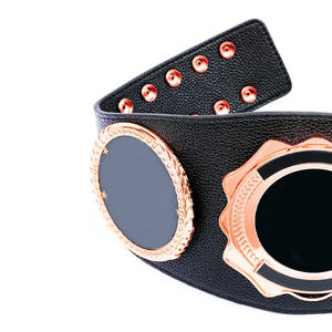 El mejor diseño, cinturón de levantamiento de pesas de cuero genuino resistente para hombres, diseño superior personalizado de alta calidad, peso pesado de lucha - Product Image 3