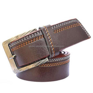 Cinturones vaqueros vintage informales de negocios a la moda para hombre, cinturón y accesorios con hebilla de cuero para hombre, mejor precio, pedido al por mayor aceptado OEM - Product Image 1