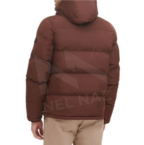 เสื้อแจ็กเก็ตขนเป็ดสำหรับผู้ชายเสื้อแจ็คเก็ตผ้าแคนวาสคอตั้งสำหรับฤดูหนาววัสดุออกแบบได้ตามต้องการ - Product Image 2