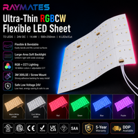 Feuille LED flexible RGBCCT de haute qualité UL ETL 500*250mm DC24V pour rétroéclairage de meuble à vin en marbre