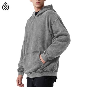 เสื้อฮู้ดซักกรดของผู้ชายแห้งเร็วระบายอากาศได้ดีพิมพ์โลโก้ได้ตามต้องการ - Product Image 3