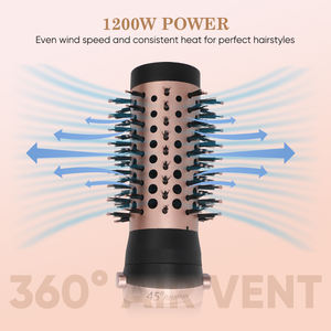 Vente chaude 1200W Sèche-<span class=keywords><strong>cheveux</strong></span> électrique en une étape et peigne de lissage Chauffage rapide Sèche-<span class=keywords><strong>cheveux</strong></span> <span class=keywords><strong>Brosse</strong></span> pour hôtels - Product Image 6