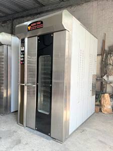 Four rotatif à 16 plateaux en parfait état avec garantie d'un an, produit de boulangerie chaud 2025, moteur électrique de qualité vietnamienne 380V pour les farines - Product Image 5
