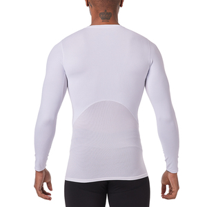Rash Guards pour hommes Sportswear Logo personnalisé impression solide Rash Guards respirant léger séchage rapide Rash Guards en gros - Product Image 5