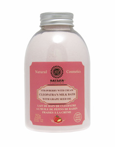 Poudre de Lait de Bain Parfumée Fraise et Crème avec Huile de Pépins de Raisin – Bain Spa Hydratant Doux et Crémeux pour une Peau Douce et Veloutée - Product Image 5
