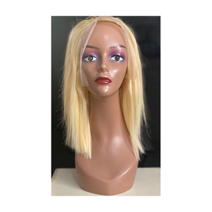 Global Vendor Selling 13x4 HD Front <b>Lace</b> 613 Straight <b>Wig</b> Virgin Indian Human Hair Extensions <b>Wigs</b> for Sale - Product Image 1