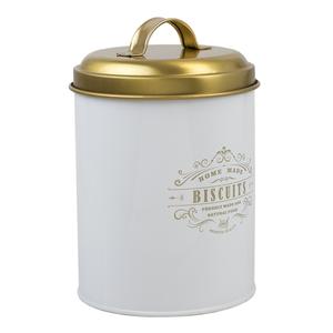 Recipiente galvanizado con tapa de madera Contenedor hecho a mano de calidad premium Diseñador de forma redonda Recipiente de hierro al por mayor - Product Image 5