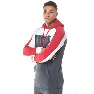 French Terry Oversized Pullover Hoodie Logotipo personalizado cuello en V Chándales Alta calidad 450G Heavyweight Cotton Fleece Set - Product Image 3