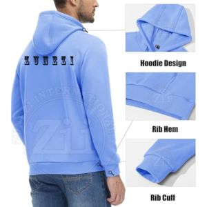 Drop Shoulder Hoodie Streetwear Pullover Hoodies para hombres Fabricante de ropa 400g 100% Sudaderas con capucha de algodón suave cálido Suelto - Product Image 4