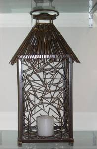 Vente chaude Design Moderne Métal Aluminium Taille Personnalisée Forme et Couleur Mini Lanterne Théière Carrée et Piquet - Product Image 4