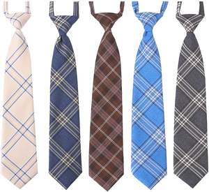 เนคไทผ้าโพลีเอสเตอร์ของผู้ชายแบบสั่งทำลายทางสีพื้นและลายทางคลาสสิกสไตล์ทางการยอดนิยมโดย GM impex - Product Image 4