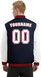 Chaqueta universitaria personalizada Premium con nombre y número, bordado y sublimación para ropa de equipo - Product Image 6