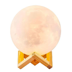 Lámpara Lunar LED 2700K, Luz Blanca Cálida Suave, Regulable, Decorativa para Interiores - Product Image 4