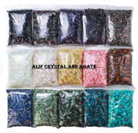 Meilleure qualité Offre Spéciale en vrac naturel en vrac puces de pierres précieuses écrasées puce de cristal en boule cadeau de meilleure qualité